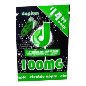 dopium 7OH Flavored Tablets 50mg x 2ct Electric Apple