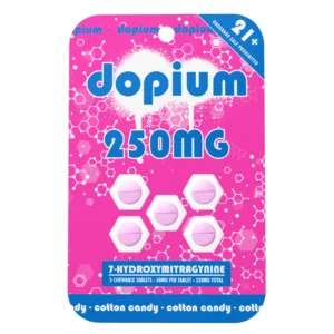 dopium 250mg tablets 5ct cotton candy 1