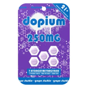 dopium 250mg tablets 5ct grape slushie