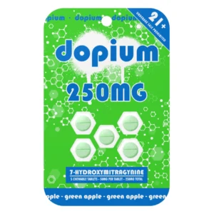dopium 250mg tablets 5ct green apple