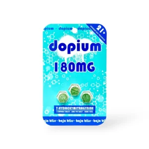 dopium 7 hydroxymitragynine chewable tablets baja bliss 60mg per tablet 3ct 63126